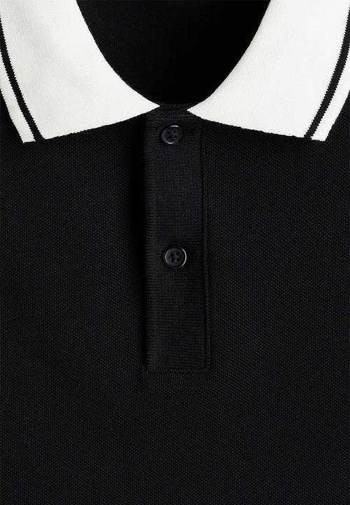 H&M - Polo shirt - black