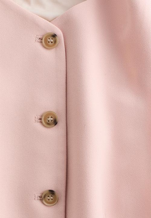 H&M - Peplum waistcoat - pink