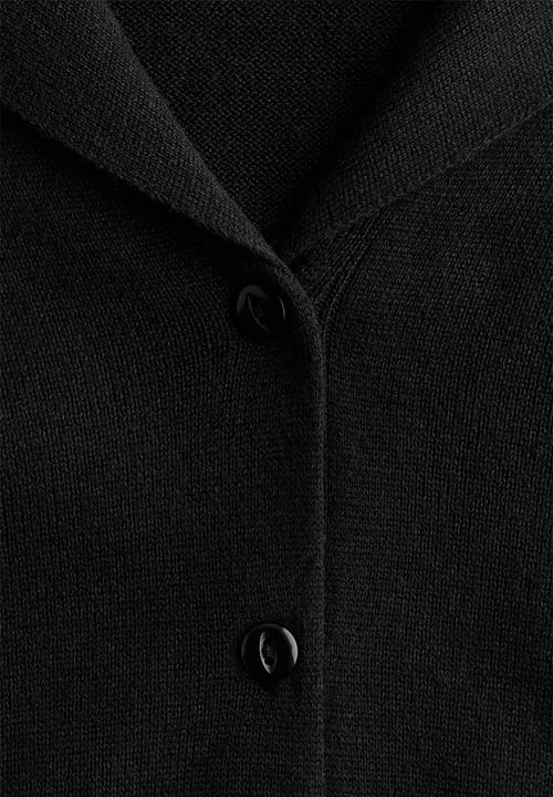 H&M - Collared cardigan - black