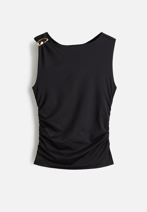 H&M - Draped top - black