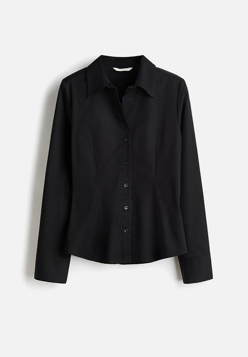 H&M - Fitted shirt - black
