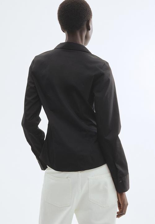 H&M - Fitted shirt - black