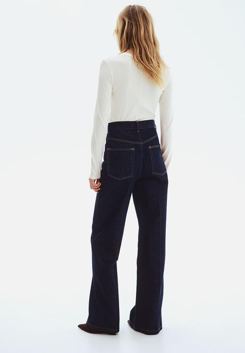 H&M - Long-sleeved jersey top - white
