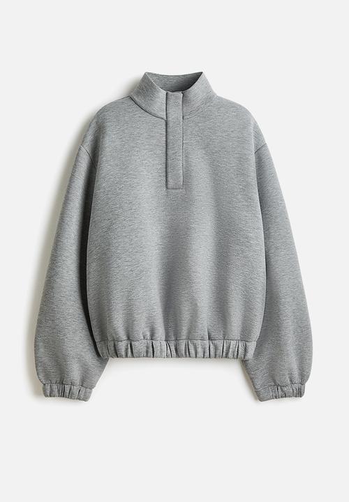 H&M - Scuba sweatshirt - grey marl