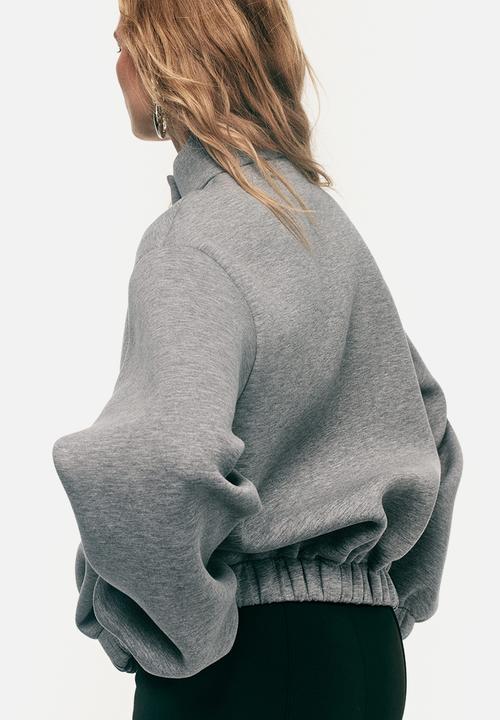 H&M - Scuba sweatshirt - grey marl
