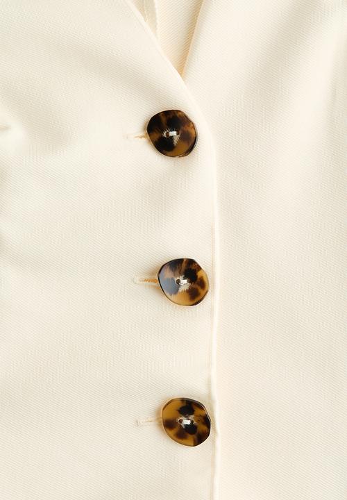 H&M - Jersey waistcoat - cream