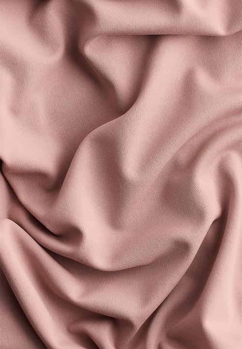H&M - Long-sleeved thong body - dusty pink
