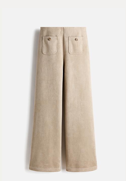 H&M - Jersey trousers - beige