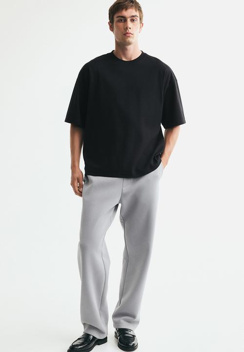 H&M - Oversized fit interlock T-shirt - black