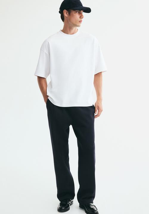 H&M - Oversized fit interlock t-shirt - white