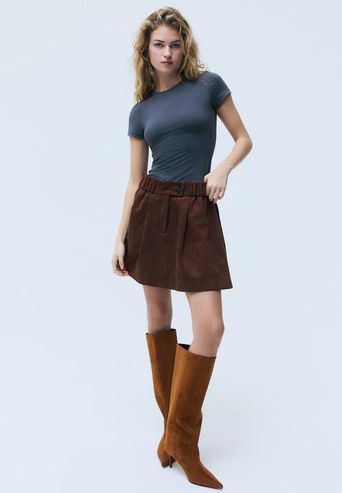 H&M - Fitted t-shirt - grey