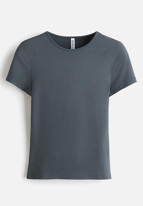 H&M - Fitted t-shirt - grey