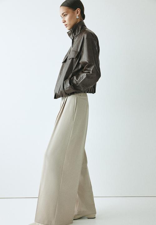 H&M - Coated jacket - dark brown