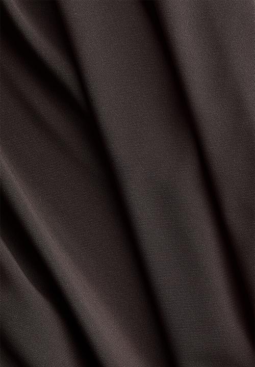 H&M - Draped midi skirt - dark brown