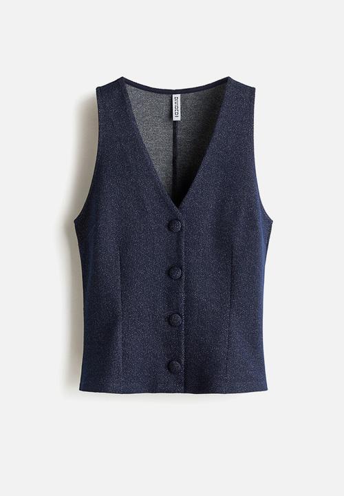 H&M - Jersey waistcoat - dark blue