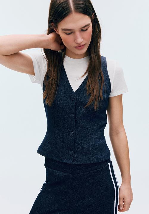 H&M - Jersey waistcoat - dark blue