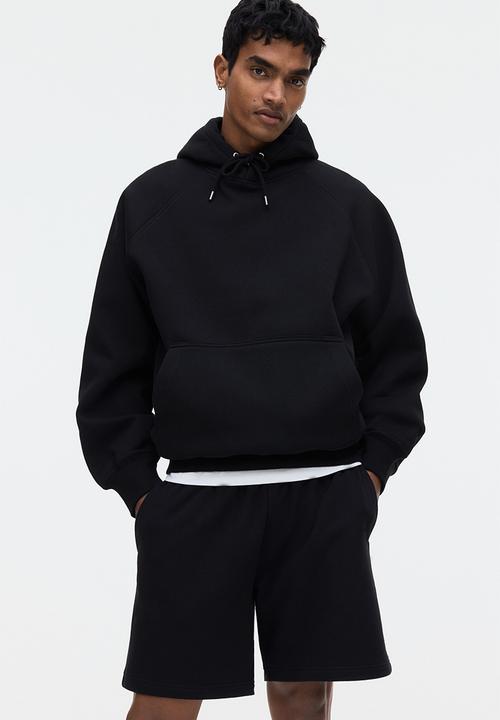 H&M - Regular fit sweatshorts - black