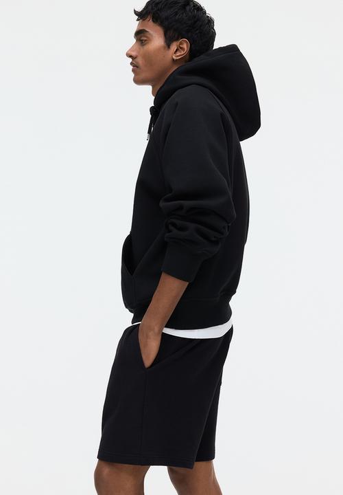 H&M - Regular fit sweatshorts - black