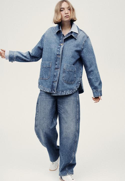 H&M - Denim shacket - denim blue