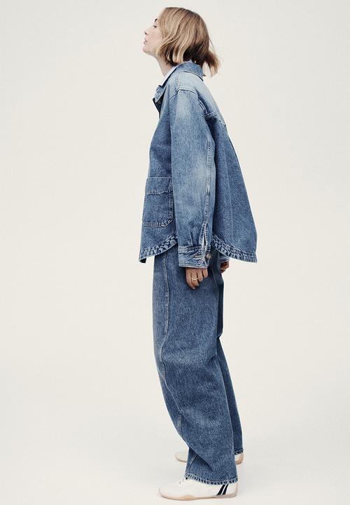 H&M - Denim shacket - denim blue