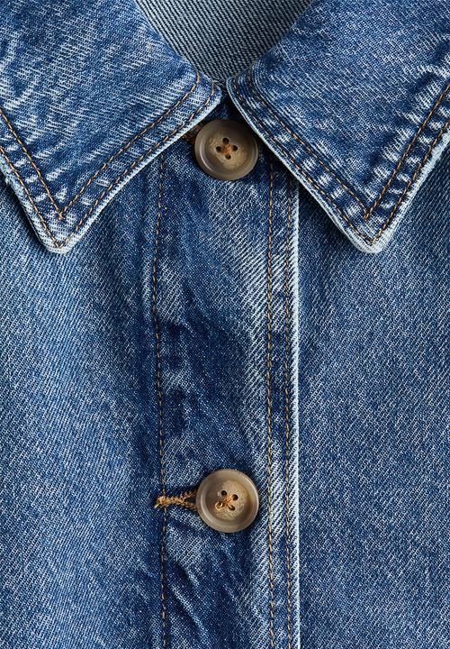 H&M - Denim shacket - denim blue