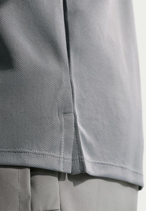 Nike - Miler Dri-FIT Short-Sleeve Running Top - Smoke Grey/Refl Silv