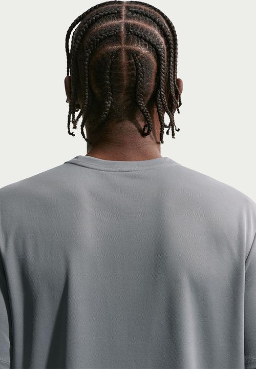 Nike - Miler Dri-FIT Short-Sleeve Running Top - Smoke Grey/Refl Silv