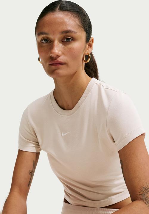 Nike - Women'S Cropped T-Shirt - Cream Ii/Sail