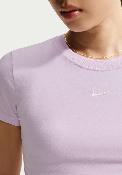 Nike - Women'S Cropped T-Shirt - Bleached Lilac