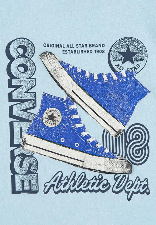 Converse - Cnvb Stacked Cnv Shoe Gfx Tee - Rained Out - Rained Out