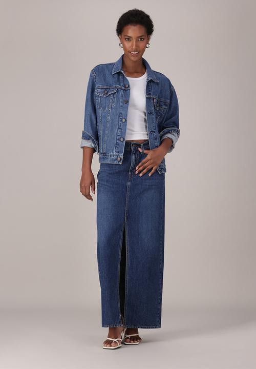 Levi’s® - Ankle Column Skirt - Unlimited Indigo