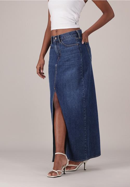Levi’s® - Ankle Column Skirt - Unlimited Indigo