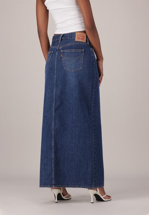 Levi’s® - Ankle Column Skirt - Unlimited Indigo
