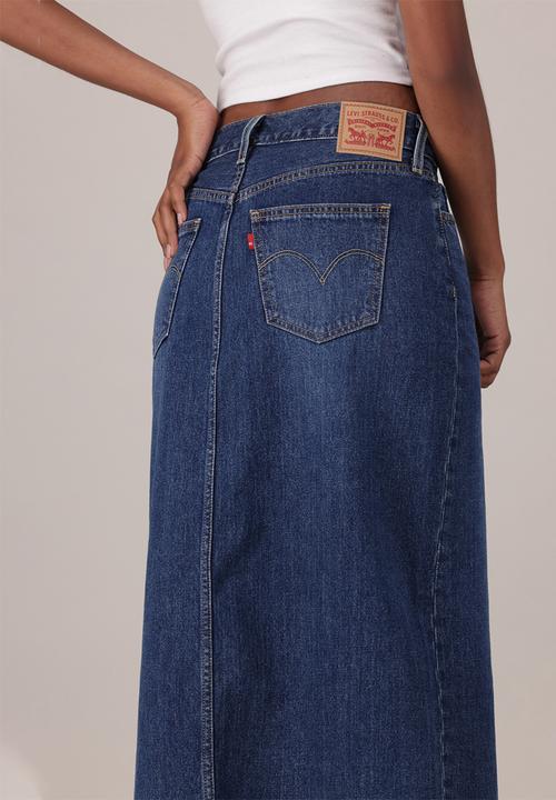 Levi’s® - Ankle Column Skirt - Unlimited Indigo