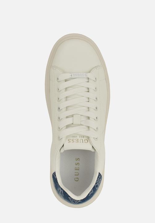 GUESS - Elbina14 Sneaker - White/blue denim