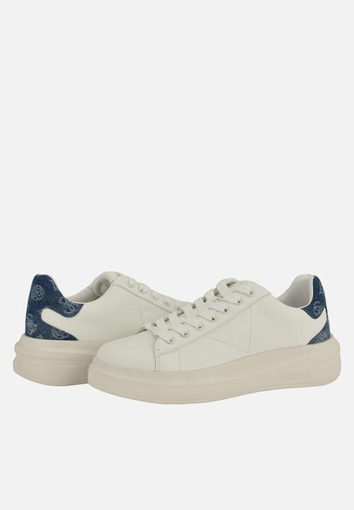 GUESS - Elbina14 Sneaker - White/blue denim