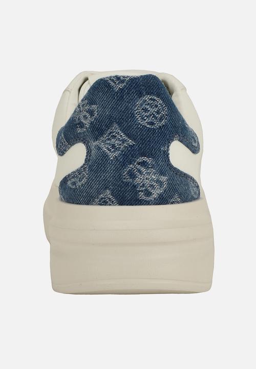GUESS - Elbina14 Sneaker - White/blue denim