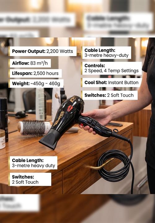Parlux - Advance Light 2200W - Black