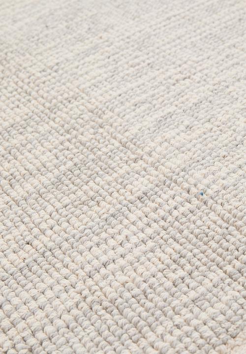 Sixth Floor - Cotton Woven Stripe Bath Mat - Grey