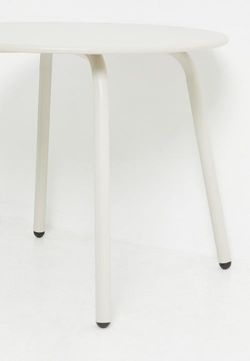 H&S - Outdoor Footube Side Table - Cream