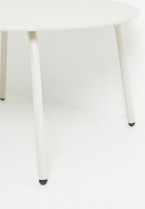 H&S - Outdoor Foot Tube Table - Cream