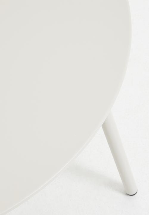 H&S - Outdoor Foot Tube Table - Cream