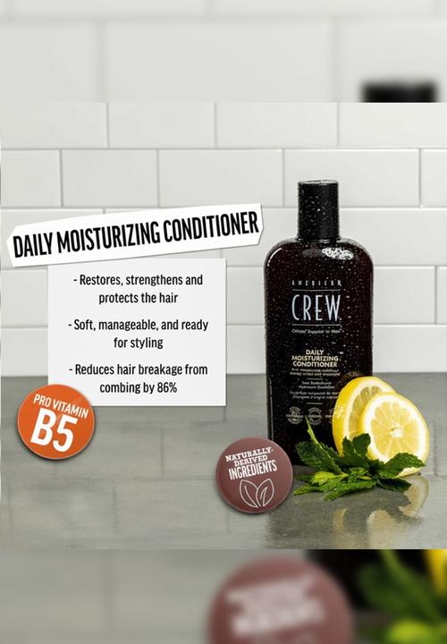 American Crew - Daily Moisturizing Conditioner - 250ml - V2