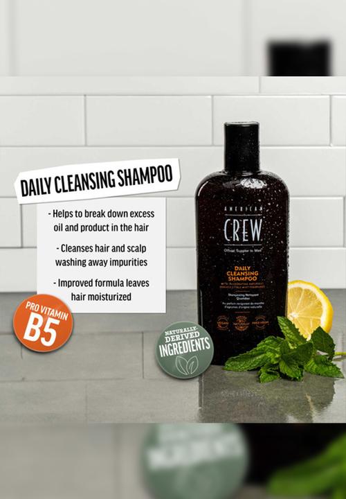 American Crew - Daily Cleansing Shampoo - 250ml - V2