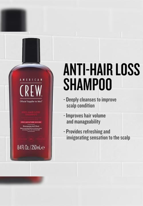 American Crew - Anti-Hairloss Shampoo - 250ml