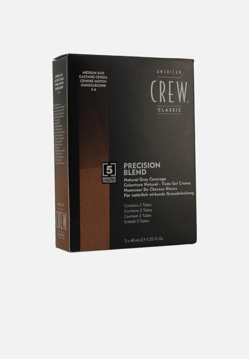 American Crew - Precision Blend Medium Ash 5-6 - 3x40ml