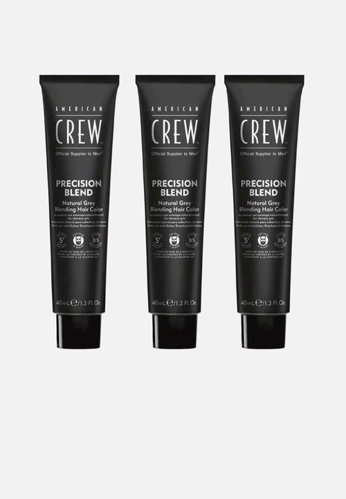 American Crew - Precision Blend Medium Ash 5-6 - 3x40ml