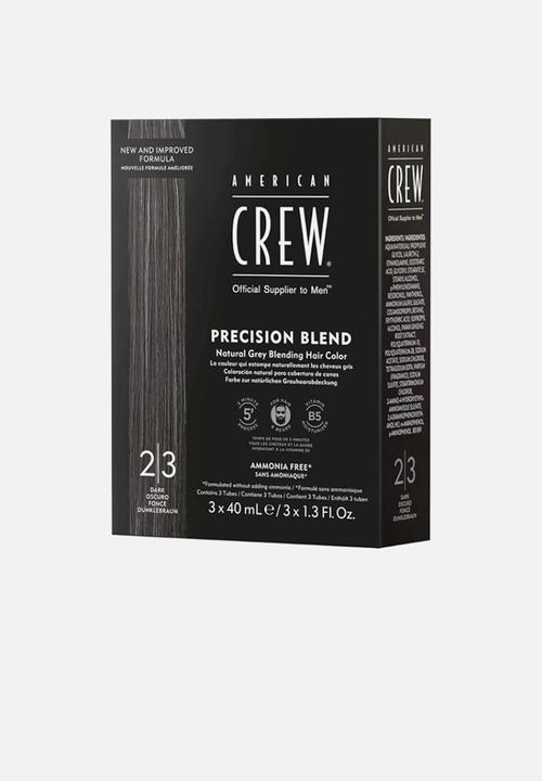 American Crew - Precision Blend Dark 2-3 - 3x40ml