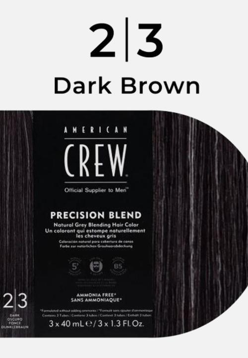 American Crew - Precision Blend Dark 2-3 - 3x40ml