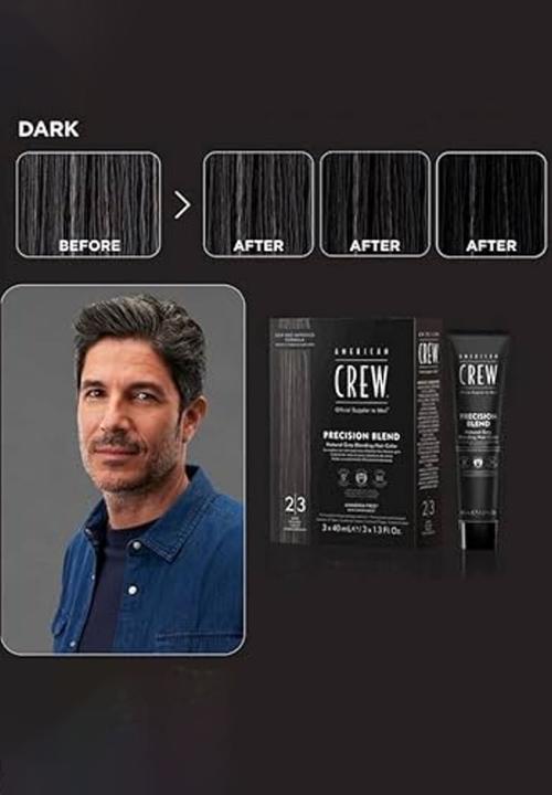 American Crew - Precision Blend Dark 2-3 - 3x40ml